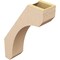 Ekena Millwork 5-inch W x 16-inch D x 22-inch H Legacy Rough Cedar Woodgrain TimberThane Knee Brace, Primed BRCUR05X16X22LECRCPR - alternate 6